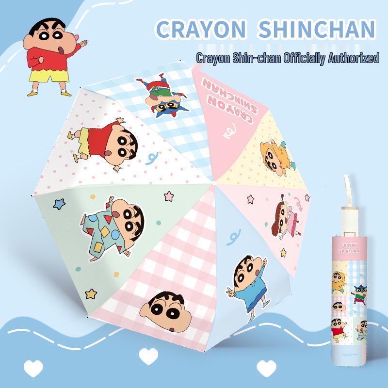 Children's Safe Automatic Umbrella - Anti-Stab, Rounded Corners for School Boys & Girls