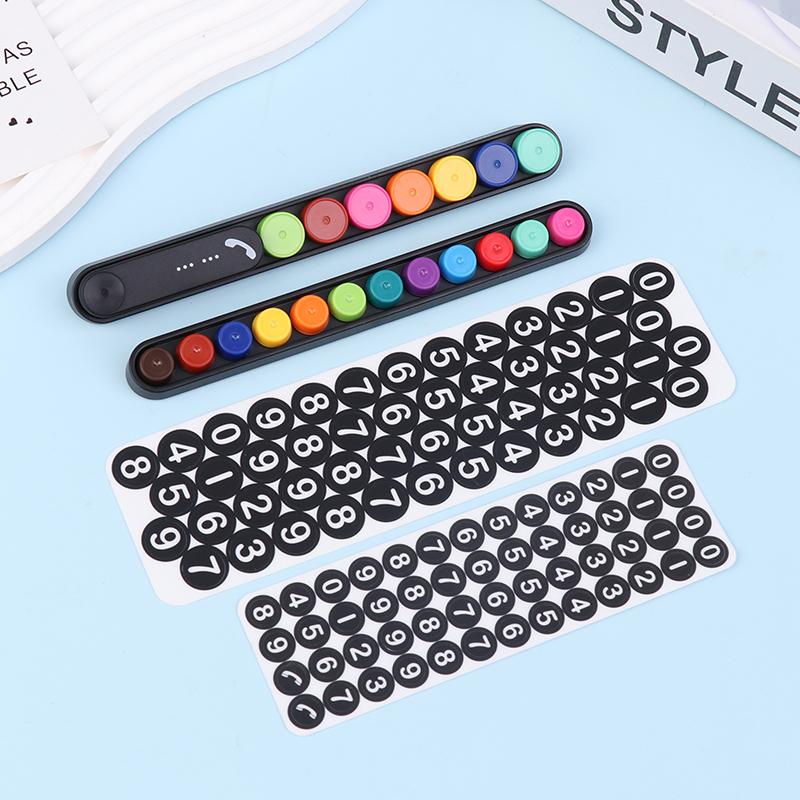 

Автомобильный временный парковочный номерной знак, Стайлинг автомобиля, телефонная карта, наклейка на автомобиль, модные креативные аксессуары для интерьера автомобиля