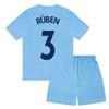 Manchester City FC Boys Ruben 3 Sublimated Short Pyjama Set
