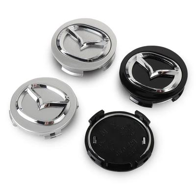 For 3 CX5 6 2 CX3 SPEED Axela MS CX30 Bk RX8 CX6 MX5 CX-9 CX5 4PCS Wheel Center Cap Logo Hubcap Emblem Badge Accessories