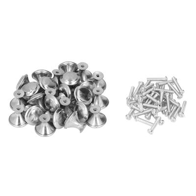 40Pcs Round Cabinet Knobs Replaceable Rustproof Stylish Furniture Knobs for Kitchen Cabinets Furniture Doors
