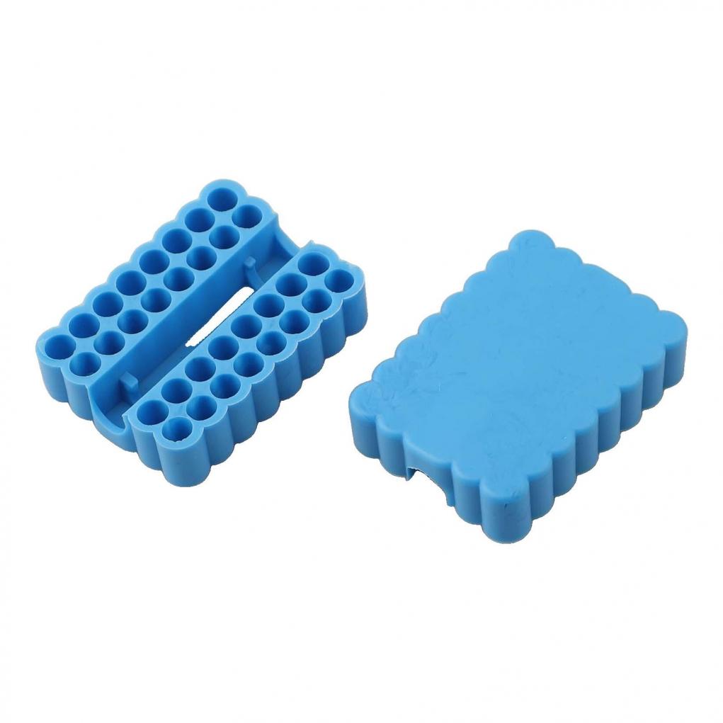 Organizér na bity s kapacitou 32 otvorů Úložný prostor pro vrtáky Držák bitů pro šroubovák