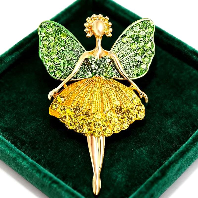 Балерина Танцующий Ангел Милые и Привлекательные Аксессуары Пряжка Брошь 2*4CM