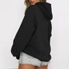 Damen Modisches Und Lässiges Langarm-Kapuzensweatshirt-Top