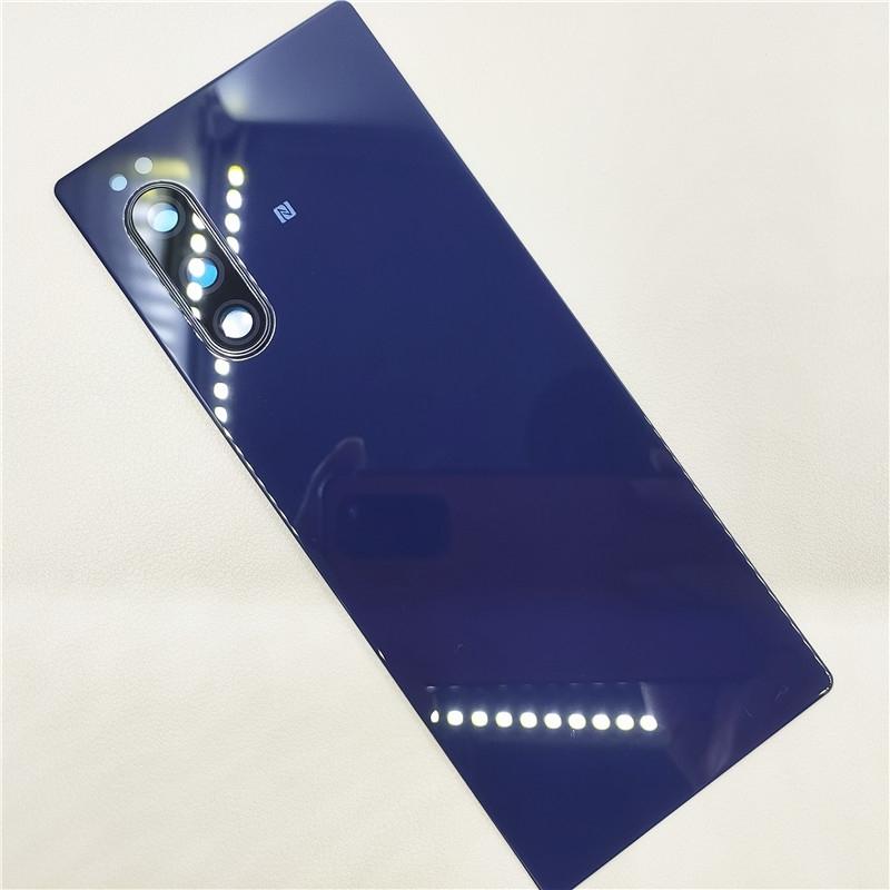 Cover Posteriore in Vetro per Sony Xperia 5 J8210 J8270 J9210 Sostituzione Alloggiamento Porta Posteriore Batteria