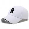 R Letter Embroidered Baseball Cap Adjustable Sun Protection Outdoor Sports Hat