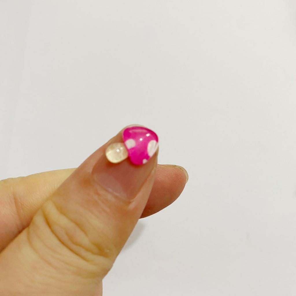 50pcs Mixed Resin Mini Crystal Colorful Flower Mushroom Nails Art Flatback Rhinestone Appliques DIY Scrapbook Decor  Accessories Crafts