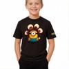 Minions Print Children Boys T-Shirt Skin Friendly Comfort Short Sleeve Tops Boys Girls Casual Birthday Gift Outfit