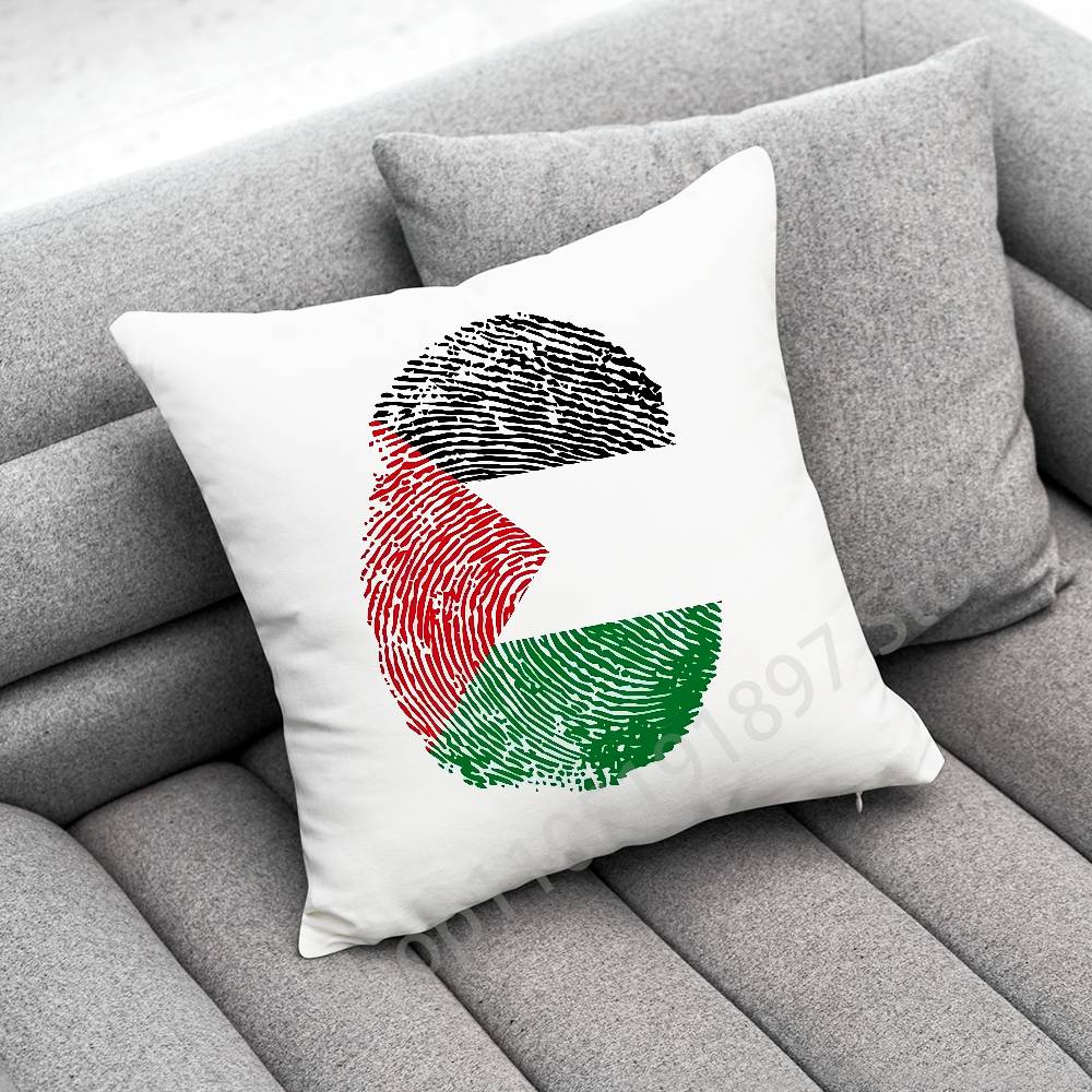 Watermelon P-PalestineS-F-Flagjpg Throw Pillow Case For 55x55cm 40x40cm 45x45cm 50x50cm 30x30cm Square Office Pillowship Cover