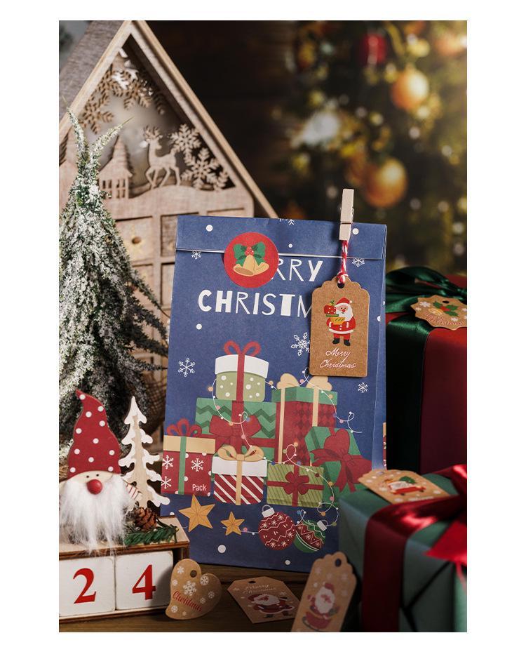 Thickened Santa Claus Christmas Hang Tags - Gift Decoration Cards