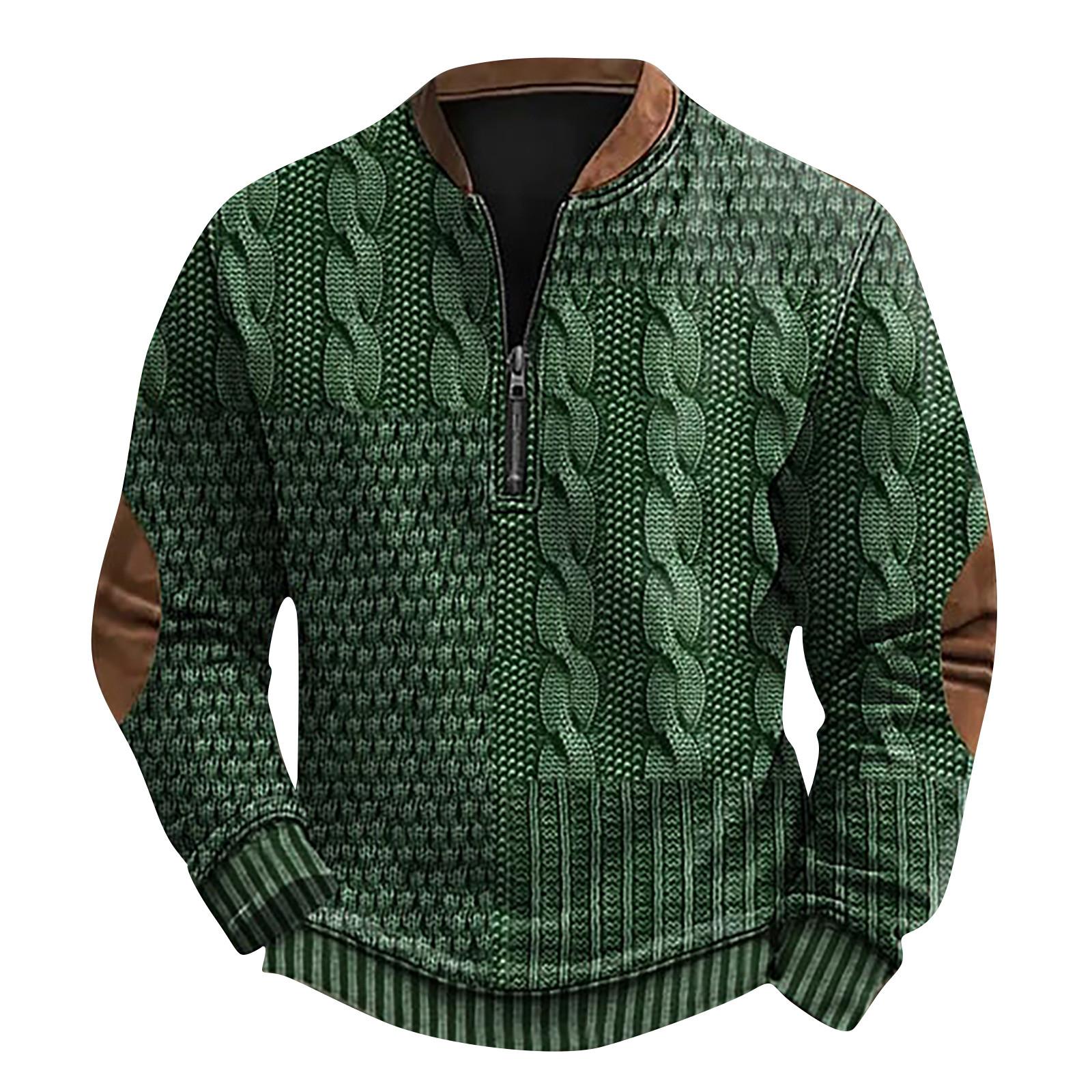 

Мужская повседневная толстовка в стиле ретро с градиентным принтом L армия зеленый