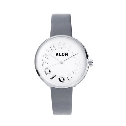 

Klon HIDE TIME GRAY Ver. SILVER 33mm Wristwatch for Men and Women, Stylish and Simple Gray