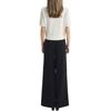 Karl Lagerfeld French Elegant Daily Commuting Dating Outfit Light Luxury Texture Linen Jacquard Chain Short Sleeve Knit Top Women Tops M22E2251100