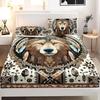 Bohemian Animal Pattern Mattress Three-Piece Digital Printing Bedding Children Adult
