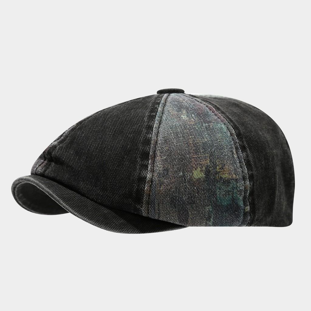 Mens Autumn Winter Eight Sided Cap With Cotton Material For Outdoor Sun Protection