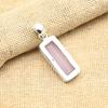 Rosa Chalcedon Edelstein Handgefertigt 925 Sterling Silber Schmuck Anhänger Für Sie