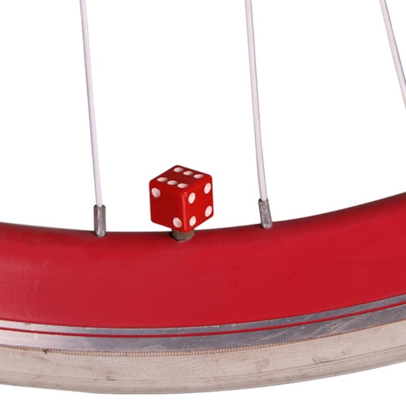 4Pieces Dices Tire Valve Stem Caps Tire Wheel Rim-Dust Cover fits-Cars,Trucks,Bikes,Motorcycles Tyre Valve Dust Caps