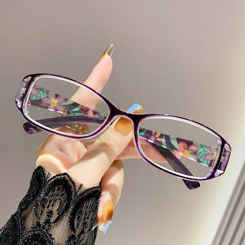 10 Pairs of Affordable Cost-effective High-end Fashion Flower Frame Anti Blue Light Reading Glasses