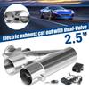 Kit Țeavă de Eșapament cu Supapă Dublă Electrică pentru Mașină 3" 2.5'' cu Telecomandă Wireless