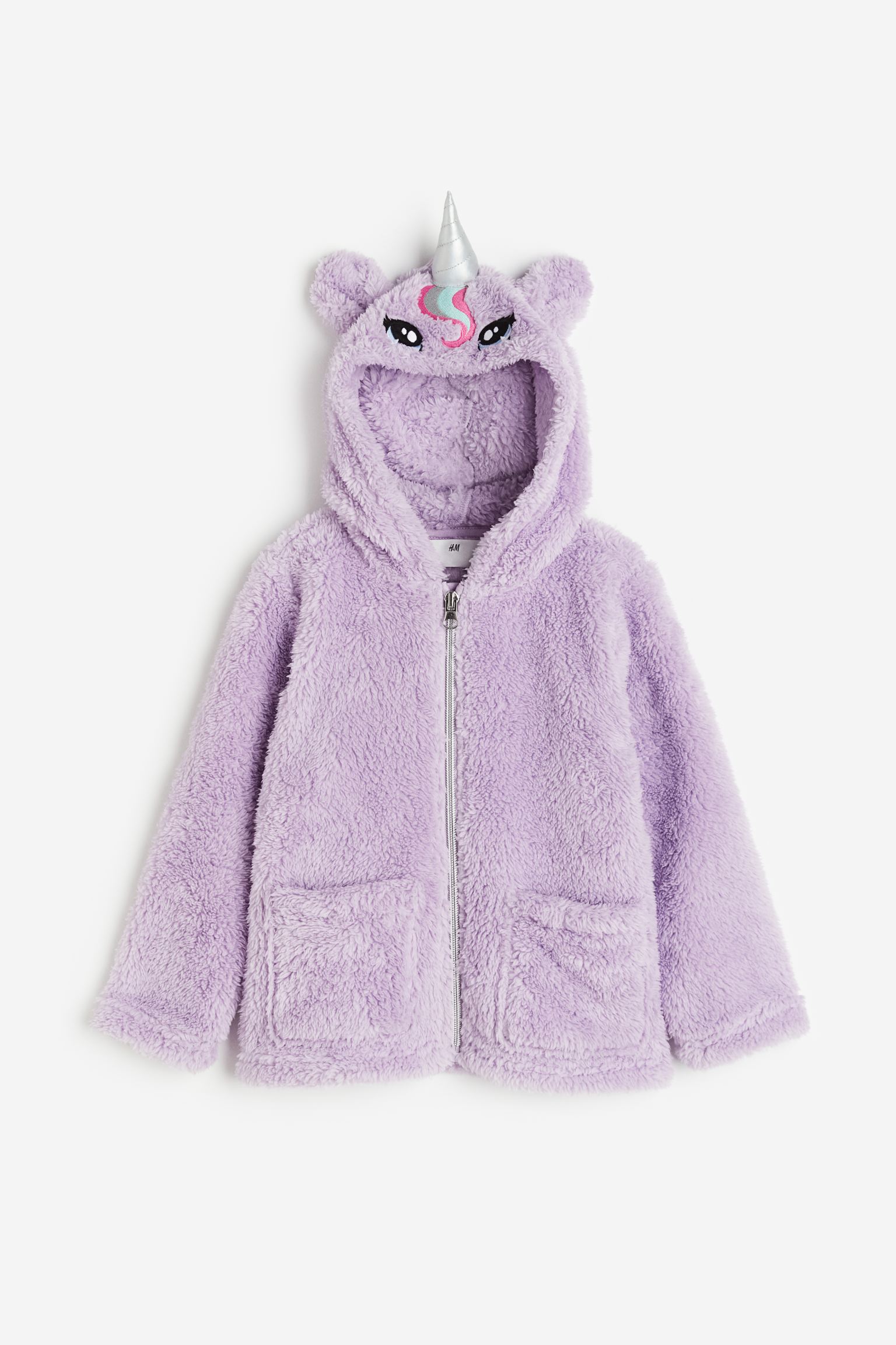 

Hooded pile jacket