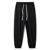 Oberkörperfreie Kleidung Fleece Sportlich Lässig Sweatpants Herren Übergröße Warm Grau Herbst und Winter Leggings