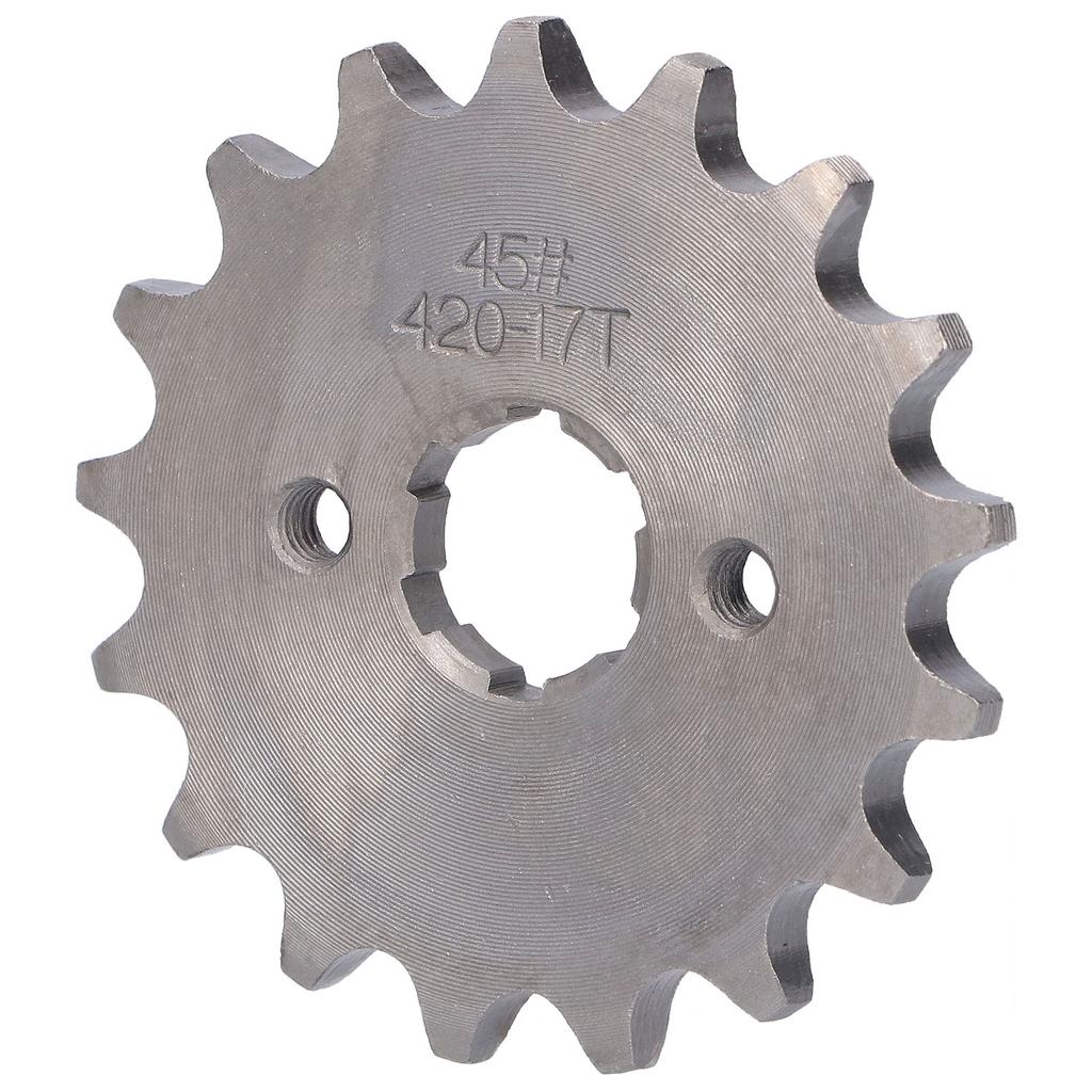 420 17T 0.8in Drive Front Counter Sprocket for 110cc 125cc 150cc Chinese Pit Bikes ATVs