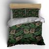 Christmas Pinecone and Evergreen Set Kid's and Adults' Bedroom Decor, Exquisite Three-piece Bedding Set Gift