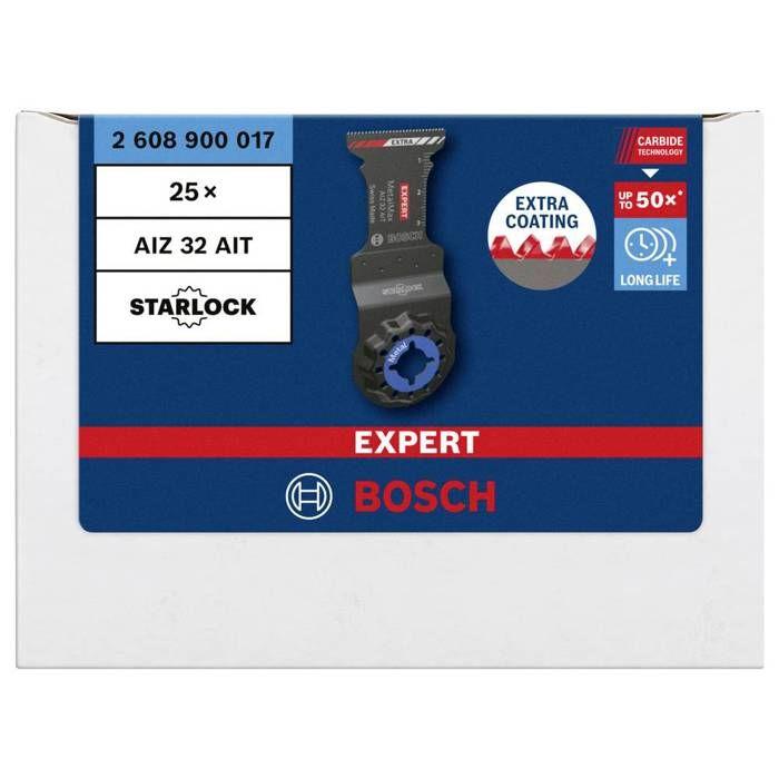 Lame plongeante Expert Starlock Carbure Extra Metal AIZ32AIT BOSCH 40x32 mm - 2608900017