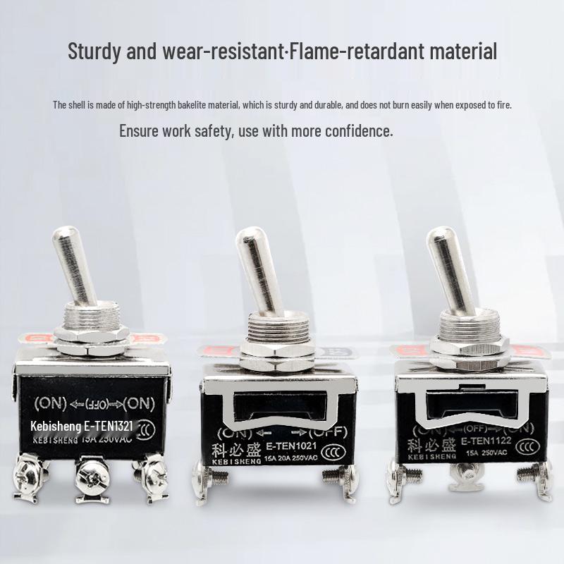 1021/123 Self-Reset Rocker Toggle Switch, Two or Three Positions