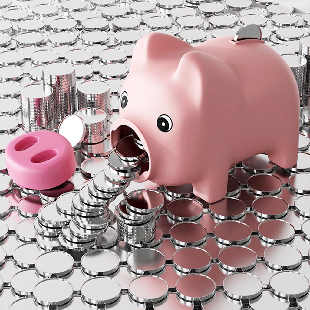 Piggy Bank For Kids Cartoon Pig Design Children Coin Saving Bank Educational Gift for Kids