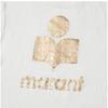 ISabelle Marant TS0001fb A1n10e Whlg Zewel Swell Linen Women S Short Sleeve Tee