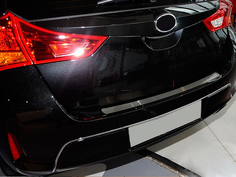 

Накладка на задній бампер Натаніко (HB, нерж) для Toyota Auris 2012-2018 рр.
