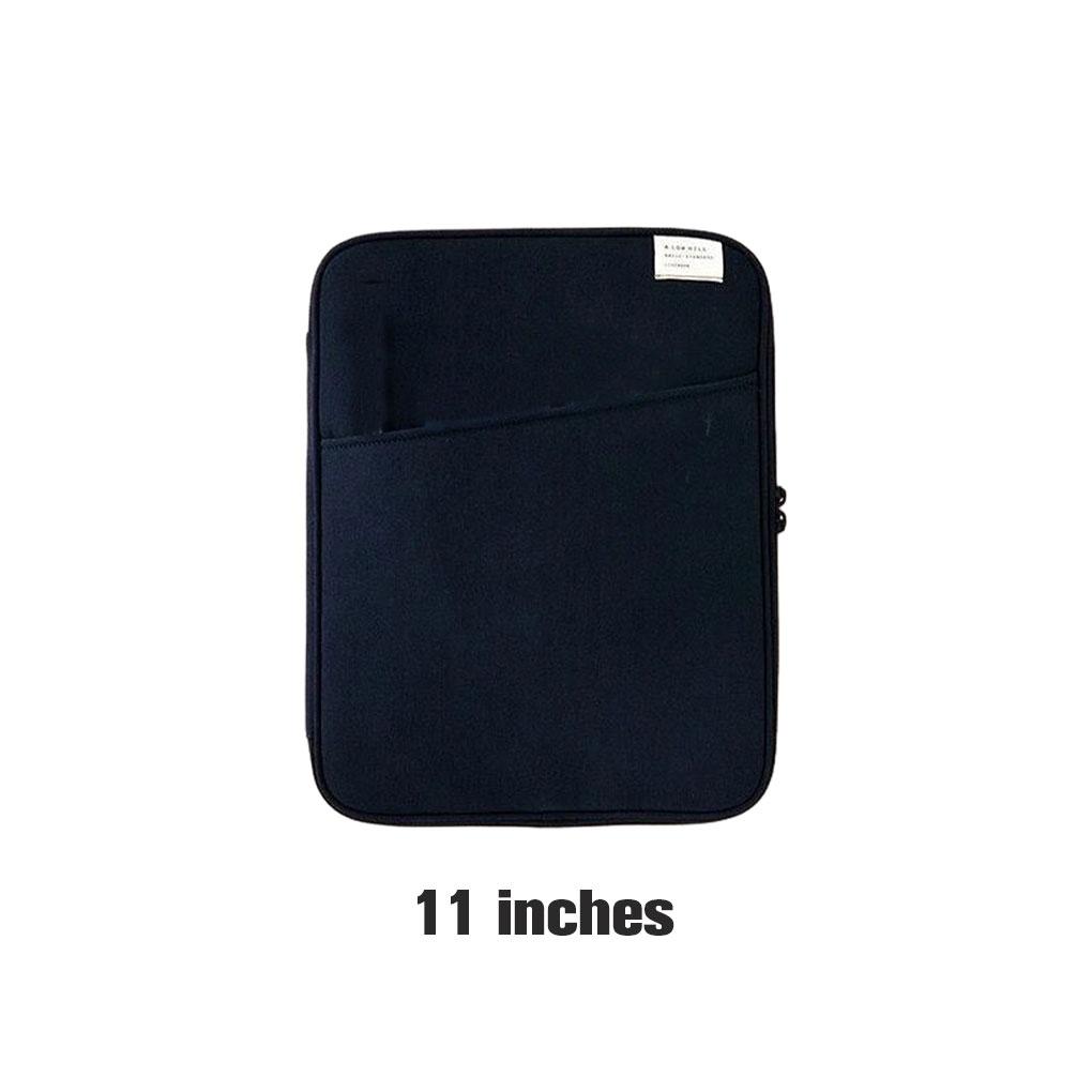 Tablet Sleeve Bag Laptop Pouch Soft Computer Handbag Notebook Keyboard Storage Zipper Closure Mouse Organizer Business