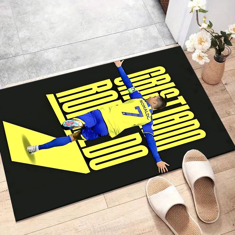 1pc Number 7 Soccer Design Printed Area Rug Carpet for Bedroom Living Room Home Decor Rugs Mat Non Slip Mat Rug for Bedside