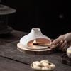 Retro Chinese Rock-Style Ceramic Tea Filter
