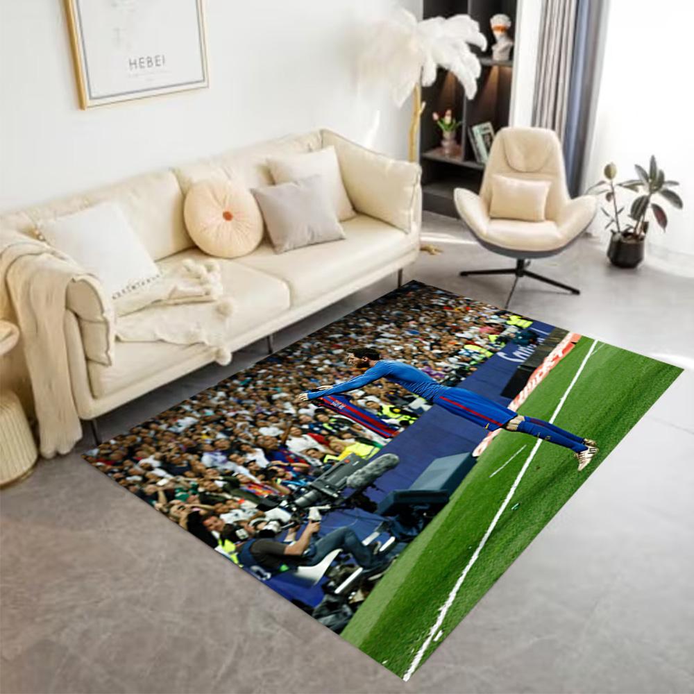 Player Acknowledges Crowd Jersey Carpet Design for Kitchen Living Rooms Playrooms Dormitory Anti-slip Rug Decorate Offices