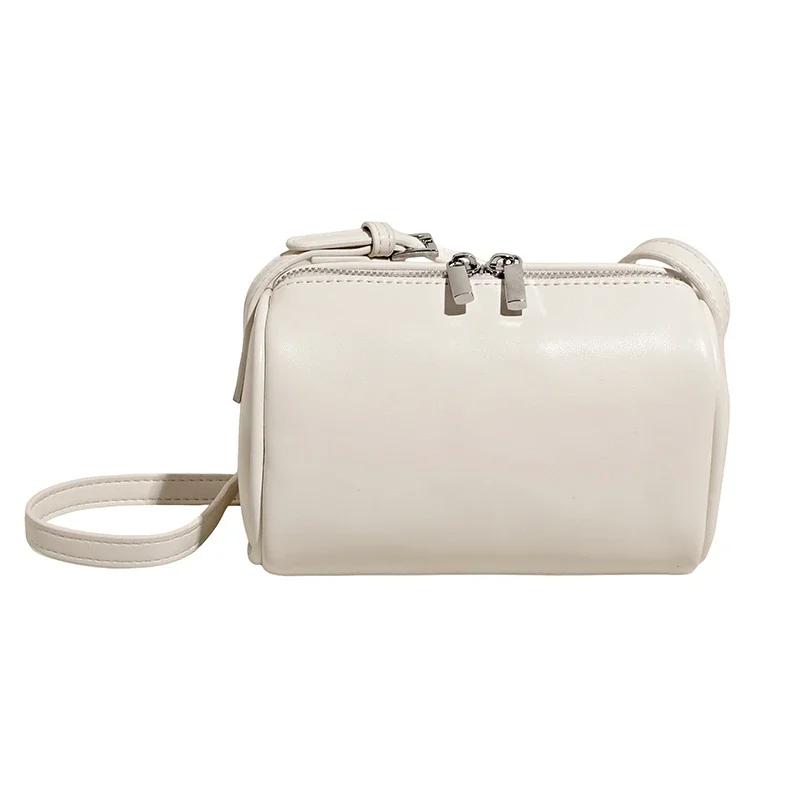 Summer New Niche Design Crossbody Bag 2025 Fashion Versatile Underarm Women s Bag Delicate Commute Advanced Sense Shoulder Bags белый