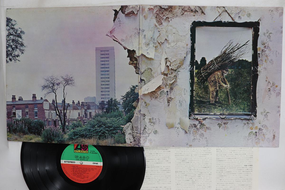 LP Пластинка LED ZEPPELIN Led Zeppelin IV P10125A ATLANTIC 1976 Япония Рок Б/У