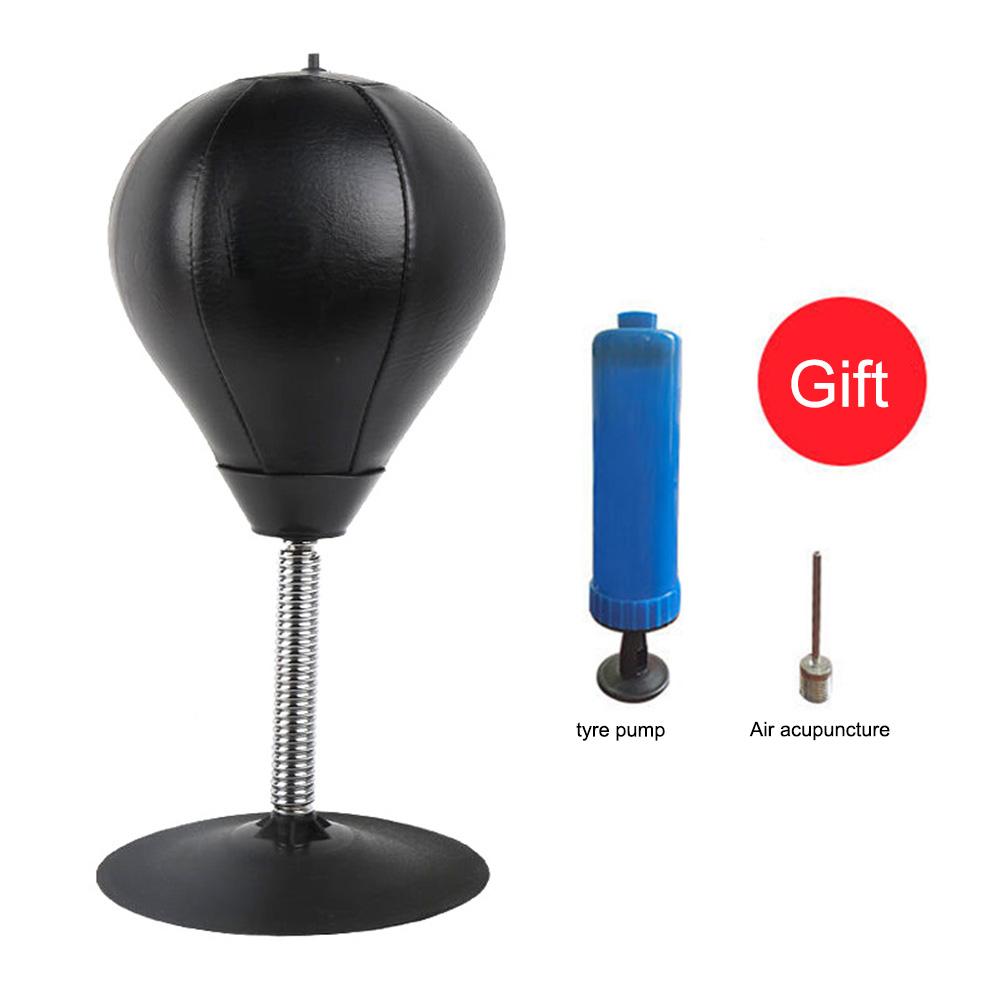Desktop Punching Bag Boxing Training Punching Bag with Suction Cup Punching Ball with Gloves Boxing Training Bag for Kids Adults