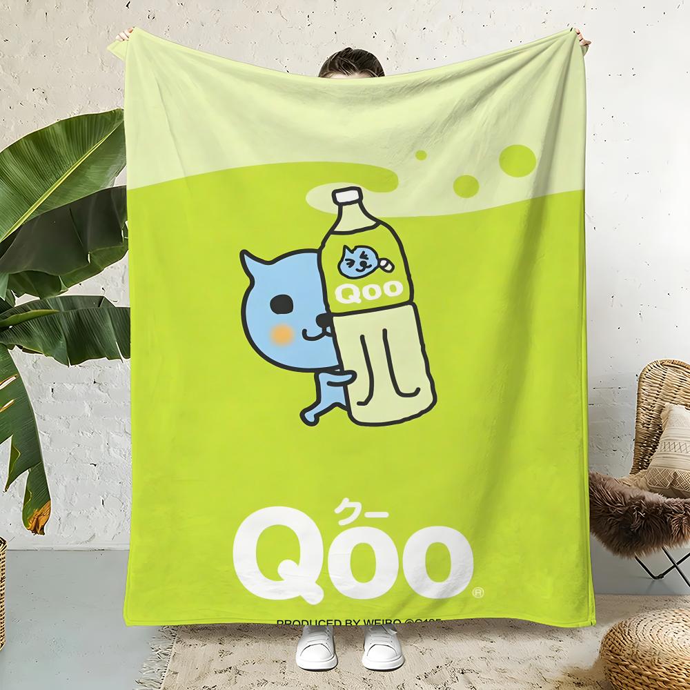 Drink Q-Qoo Throw  Flannel Throw Blanket,Bed Home Office Nap Blanket Travel,Camping,Picnic Blanket Soft Decor 75x90cm