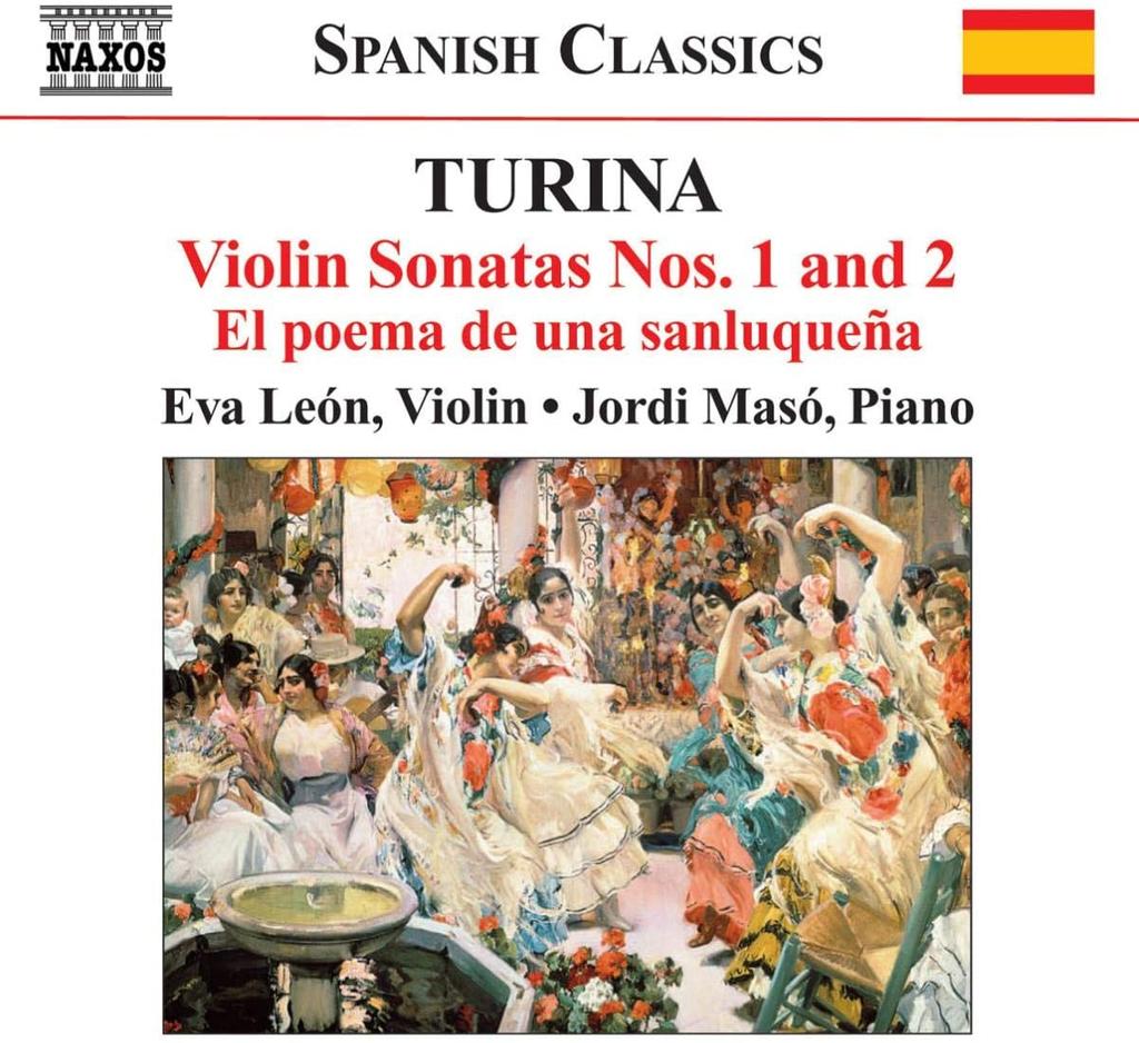 CD TURINA, LEON; MASO - Violin Sonatas Nos 1 & 2 8570402 Naxos 2009 Non Japan ObiClassical Used