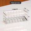 Multifunctional Kitchen & Bathroom Organizer: Dishcloth Rack, Sponge Holder, Sink Drainer, Storage Box