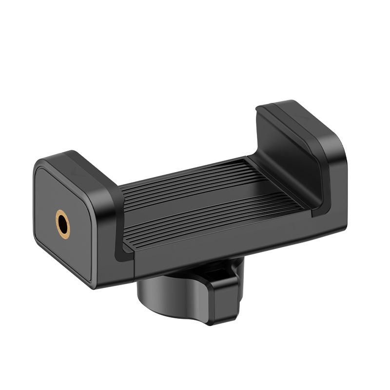 Clip per Telefono Universale Rotante a 360° con Staffa a Doppio Tirante e Testa Sferica da 17 mm per Live Streaming