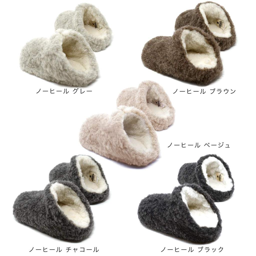 Coldbreaker Thick Natural Wool Warm Insulated Room Made in No Size Small Women's 100% Shoes, Poland, 2018-2019, Heel, 35/36 (23cm), Gray,