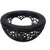 Floating Betta Hide Shrimp Cave Heart Shape Floating Betta Hammock Shrimp Shelter for Aquarium Black