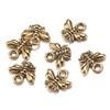 Pack of 40 Handmade Craft Pendants Bees Shaped Jewelry Making Supplies Ornament