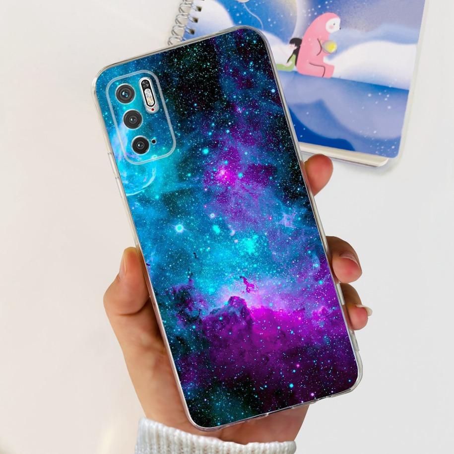 For Xiaomi Poco M3 Pro 5G Case 2021 Fashion Butterfly Space Bumper Soft Silicone Back Cover For Xiaomi Poco M3 Pro 4G Coque 6.5"