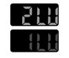 LED Wall Clock with Countdown Timer - 2804: Multifunctional, Digital, Simple Design for Living Room