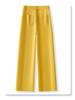 Women's Yellow High-Waist Slimming Straight Leg Jeans - Spring 2025 Collection