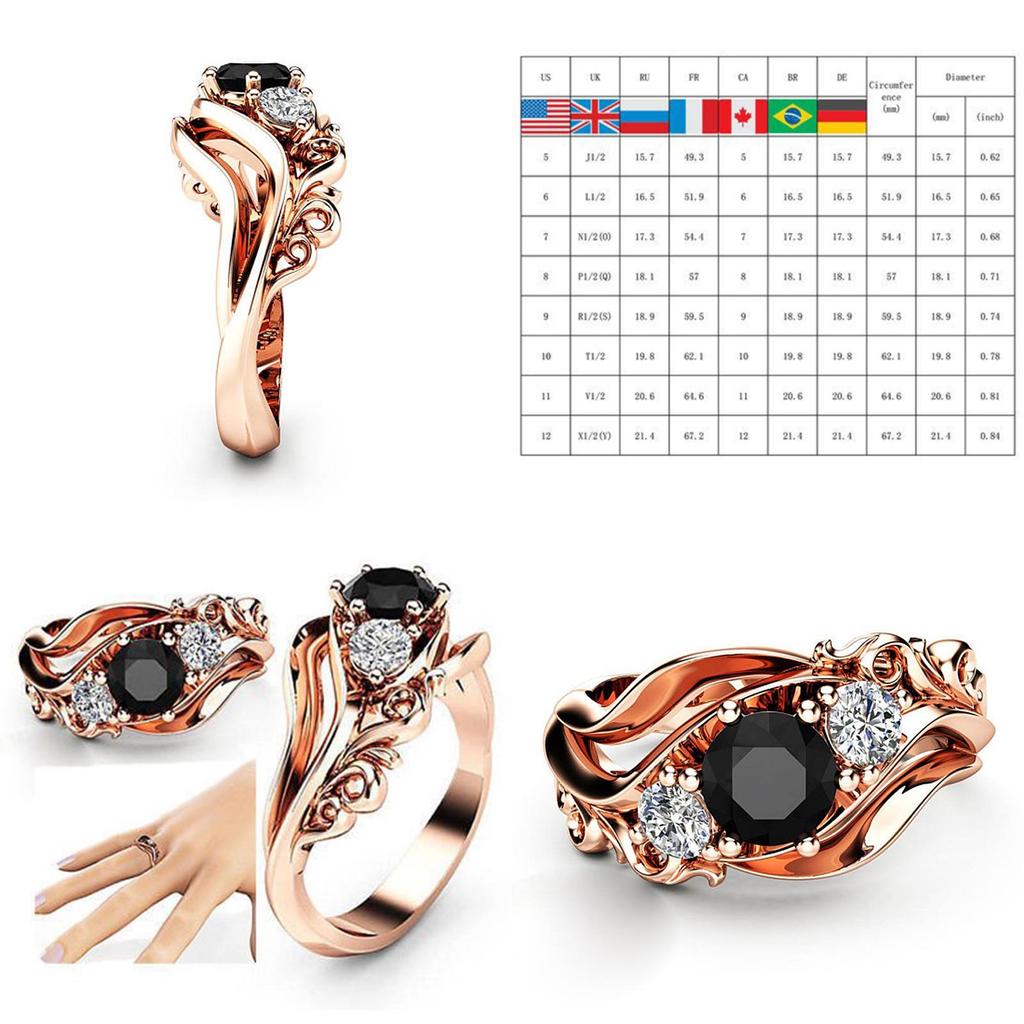 Luxury Ring Wedding Promise Ring With Timeless Wave Design And Premium Quality Brass